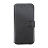 Rvelon iPhone 15 Fodral Äkta Läder Svart