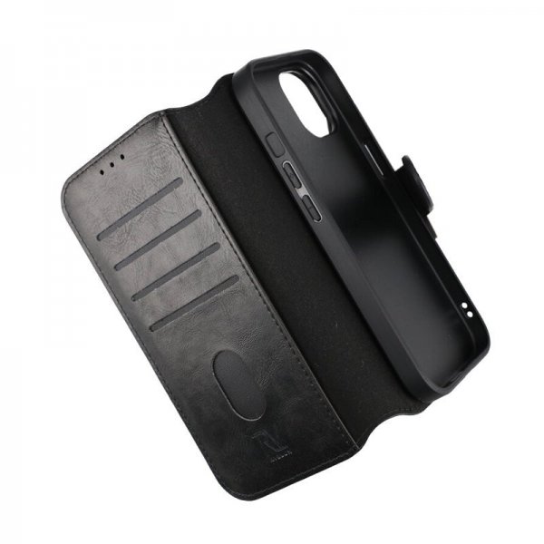 Rvelon iPhone 15 Fodral Magnetiskt Avtagbart Skal Svart