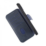 Rvelon iPhone 15 Fodral 4 Kortfack MagSafe Blå