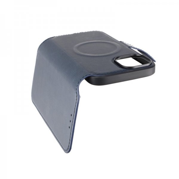 Rvelon iPhone 15 Fodral 4 Kortfack MagSafe Blå