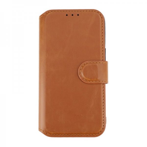 Rvelon iPhone 15 Fodral 4 Kortfack MagSafe Brun