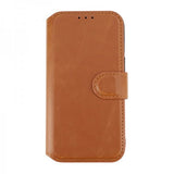 Rvelon iPhone 15 Fodral 4 Kortfack MagSafe Brun