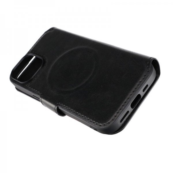 Rvelon iPhone 15 Fodral 4 Kortfack MagSafe Svart