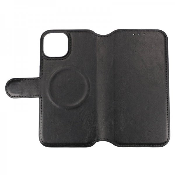 Rvelon iPhone 15 Fodral 4 Kortfack MagSafe Svart