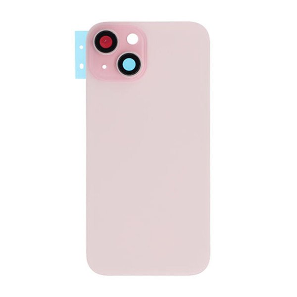 iPhone 15 Plus Baksida Glas med Magsafe Magnet - Rosa