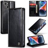 CaseMe iPhone 15 Plus Fodral 003 Series Svart