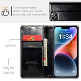 CaseMe iPhone 15 Plus Fodral 003 Series Svart