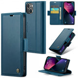 CaseMe iPhone 15 Plus Fodral 023 Series Blå