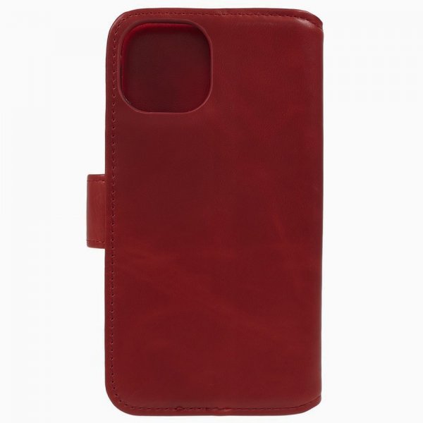 Nordic Covers iPhone 15 Plus Fodral Essential Leather Poppy Red