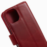 Nordic Covers iPhone 15 Plus Fodral Essential Leather Poppy Red