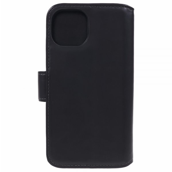 Nordic Covers iPhone 15 Plus Fodral Essential Leather Raven Black