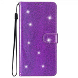 iPhone 15 Plus Fodral Glitter Lila