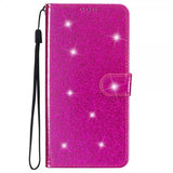iPhone 15 Plus Fodral Glitter Magenta