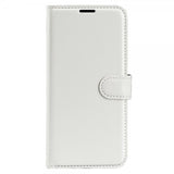 iPhone 15 Plus Fodral Litchi Vit