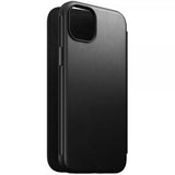 Nomad iPhone 15 Plus Fodral Modern Leather Folio Svart