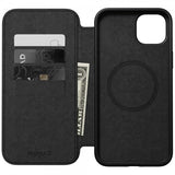 Nomad iPhone 15 Plus Fodral Modern Leather Folio Svart
