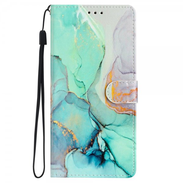 iPhone 15 Plus Fodral Motiv Grön Marmor