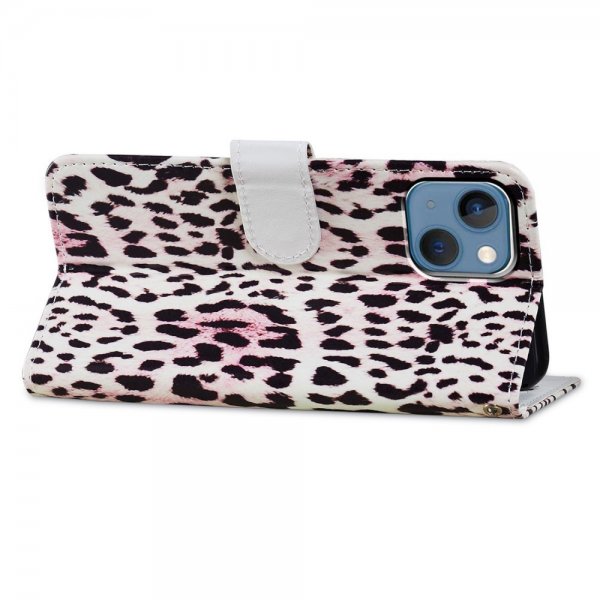 iPhone 15 Plus Fodral Motiv Leopardmönster