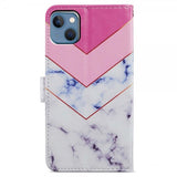 iPhone 15 Plus Fodral Motiv Vit Marmor
