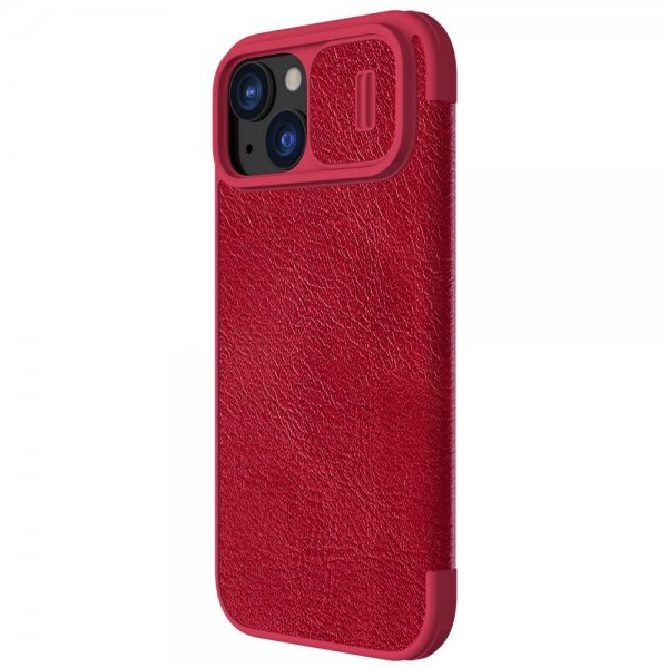 Nillkin iPhone 15 Plus Fodral Qin Pro Series Röd