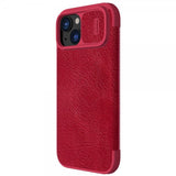 Nillkin iPhone 15 Plus Fodral Qin Pro Series Röd