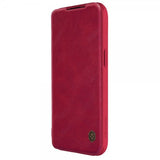 Nillkin iPhone 15 Plus Fodral Qin Pro Series Röd