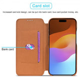 Lc.Imeeke iPhone 15 Plus Fodral Retro Brun