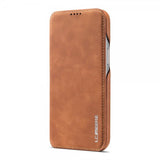 Lc.Imeeke iPhone 15 Plus Fodral Retro Brun
