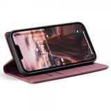 CaseMe iPhone 15 Plus Fodral Retro Flip Röd
