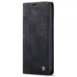 CaseMe iPhone 15 Plus Fodral Retro Flip Svart