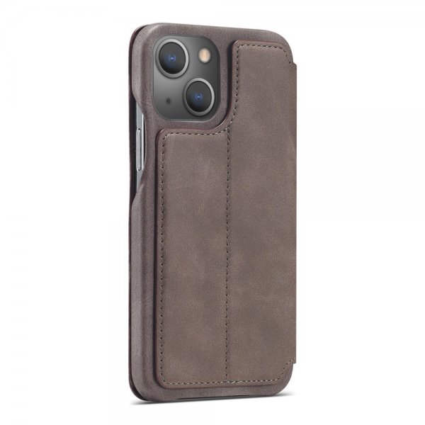 Lc.Imeeke iPhone 15 Plus Fodral Retro Kaffe