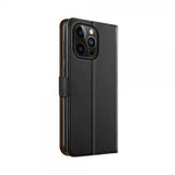 Xqisit iPhone 15 Plus Fodral Slim Wallet Selection Svart