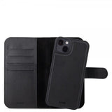 holdit iPhone 15 Plus Fodral Wallet Case Magnet Plus Svart