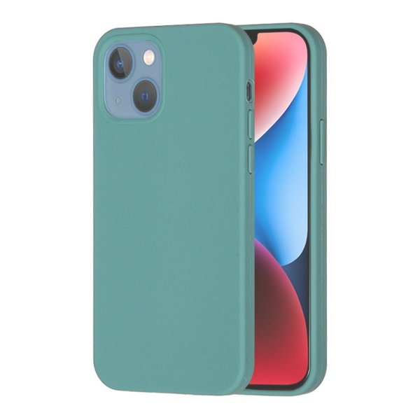 iPhone 15 Plus Skal Silikon Grön
