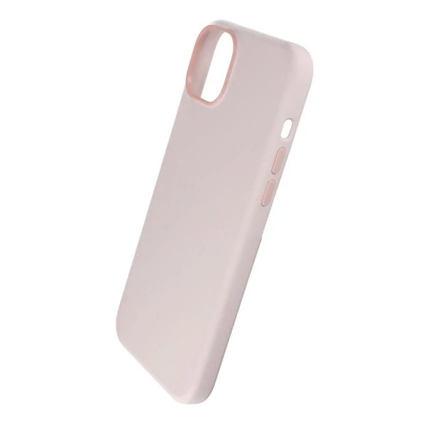 Rvelon iPhone 15 Plus Skal Silikon Rosa