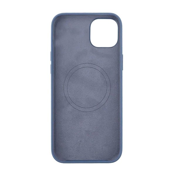 Rvelon iPhone 15 Plus Skal Silikon MagSafe Ljusblå