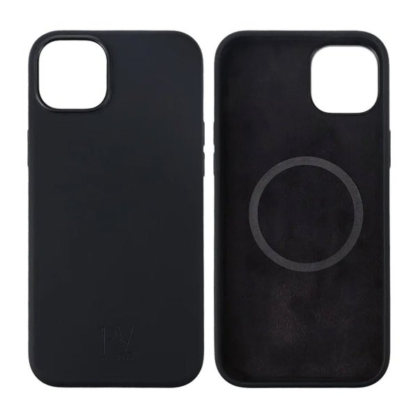 Rvelon iPhone 15 Plus Skal Silikon MagSafe Svart