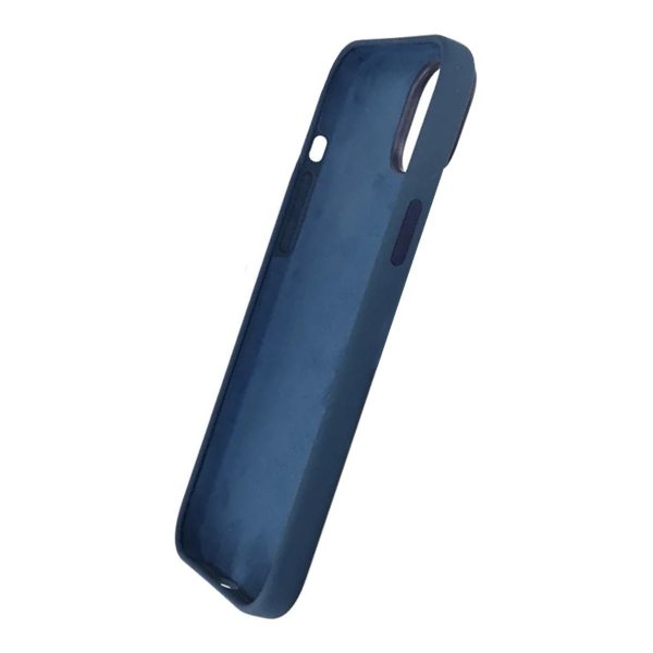 Rvelon iPhone 15 Plus Skal Silikon Mörkblå