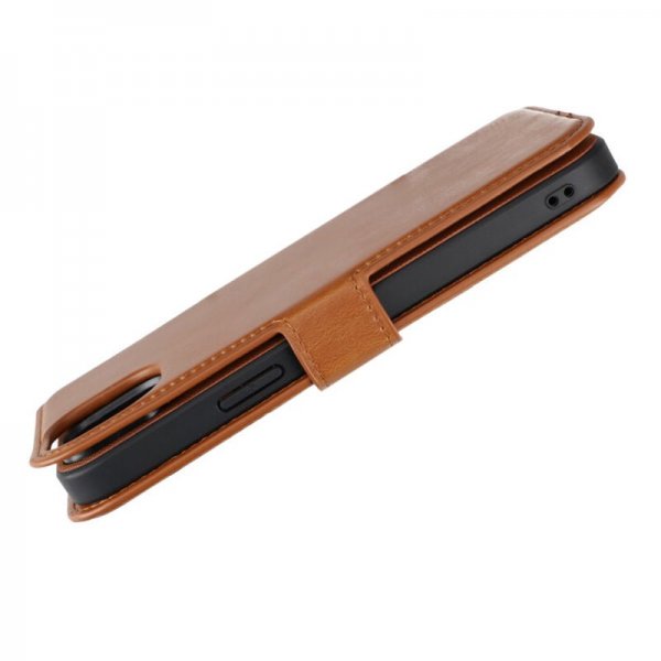 Rvelon iPhone 15 Plus Fodral Magnetiskt Avtagbart Skal Brun