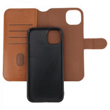 Rvelon iPhone 15 Plus Fodral Magnetiskt Avtagbart Skal Brun