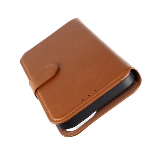 Rvelon iPhone 15 Plus Fodral Magnetiskt Avtagbart Skal Brun