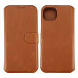 Rvelon iPhone 15 Plus Fodral Magnetiskt Avtagbart Skal Brun