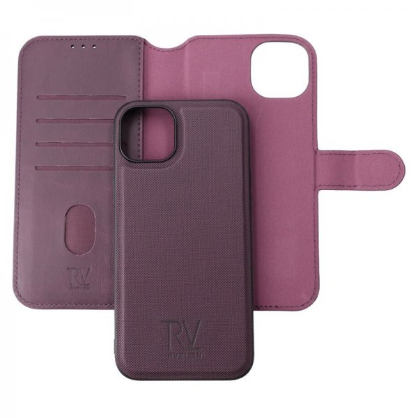 Rvelon iPhone 15 Plus Fodral Magnetiskt Avtagbart Skal Lila