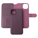 Rvelon iPhone 15 Plus Fodral Magnetiskt Avtagbart Skal Lila