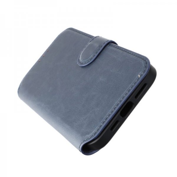 Rvelon iPhone 15 Plus Fodral 4 Kortfack MagSafe Blå