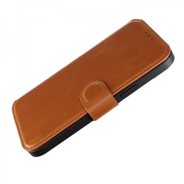 Rvelon iPhone 15 Plus Fodral 4 Kortfack MagSafe Brun