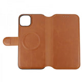 Rvelon iPhone 15 Plus Fodral 4 Kortfack MagSafe Brun