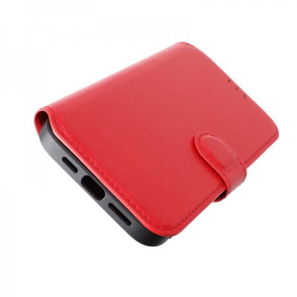Rvelon iPhone 15 Plus Fodral 4 Kortfack MagSafe Röd