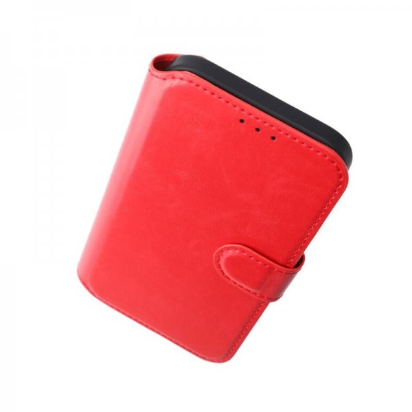 Rvelon iPhone 15 Plus Fodral 4 Kortfack MagSafe Röd