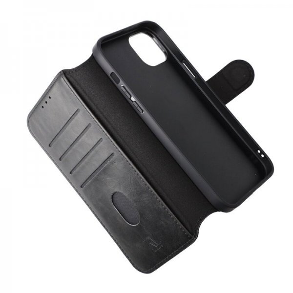 Rvelon iPhone 15 Plus Fodral 4 Kortfack MagSafe Svart